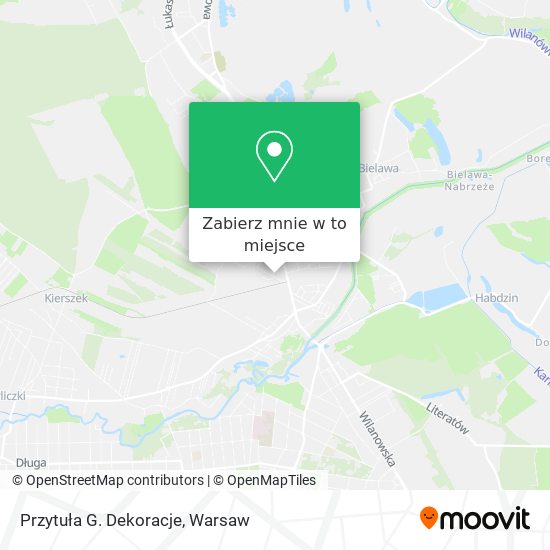 Mapa Przytuła G. Dekoracje