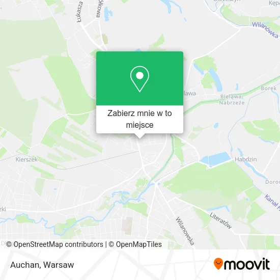 Mapa Auchan