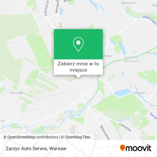 Mapa Zarzyc Auto Serwis