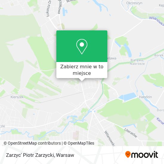 Mapa Zarzyc' Piotr Zarzycki