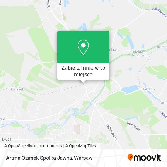 Mapa Artma Ozimek Spolka Jawna