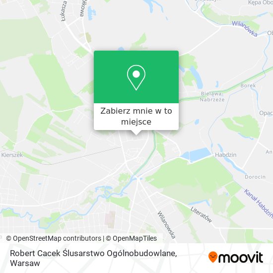 Mapa Robert Cacek Ślusarstwo Ogólnobudowlane