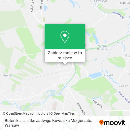 Mapa Botanik s.c. Litke Jadwiga Kowalska Małgorzata