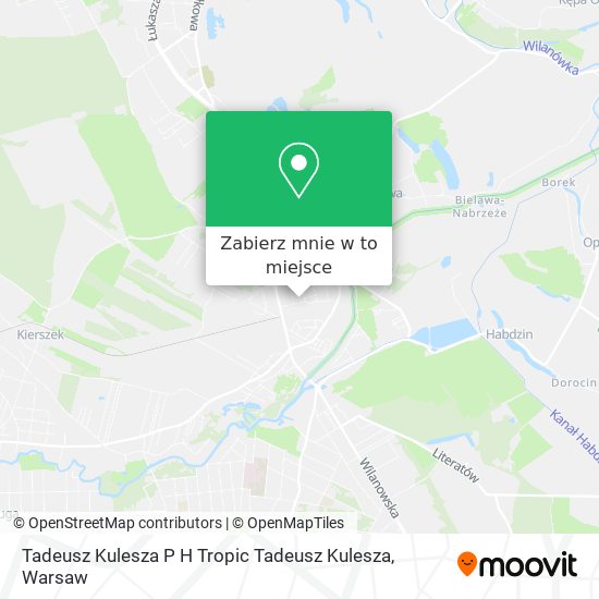 Mapa Tadeusz Kulesza P H Tropic Tadeusz Kulesza