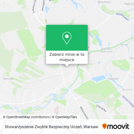 Mapa Stowarzyszenie Zwykłe Bezpieczny Uczeń