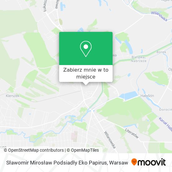 Mapa Sławomir Mirosław Podsiadły Eko Papirus