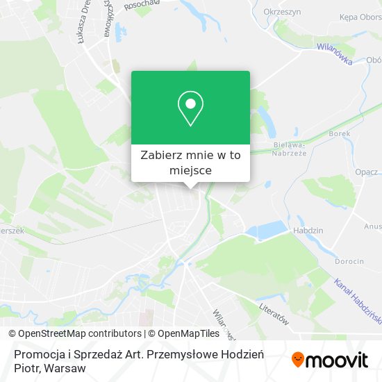 Mapa Promocja i Sprzedaż Art. Przemysłowe Hodzień Piotr