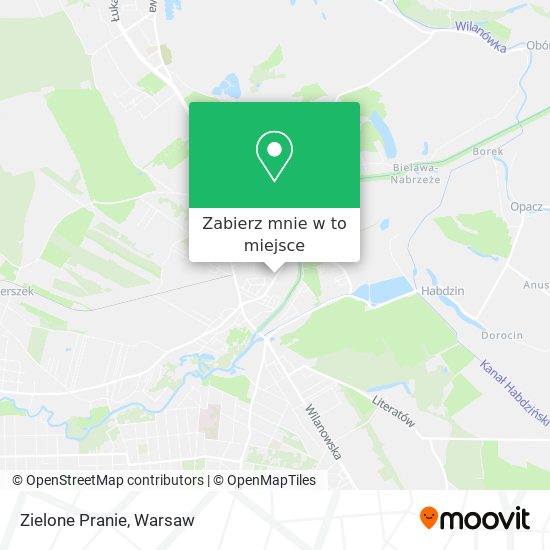 Mapa Zielone Pranie