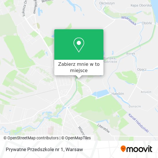 Mapa Prywatne Przedszkole nr 1