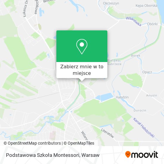 Mapa Podstawowa Szkoła Montessori