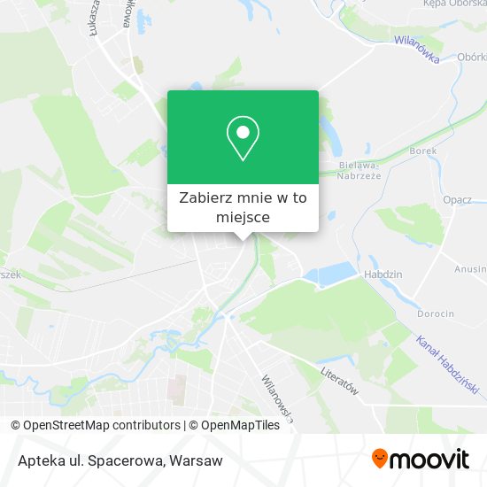 Mapa Apteka ul. Spacerowa