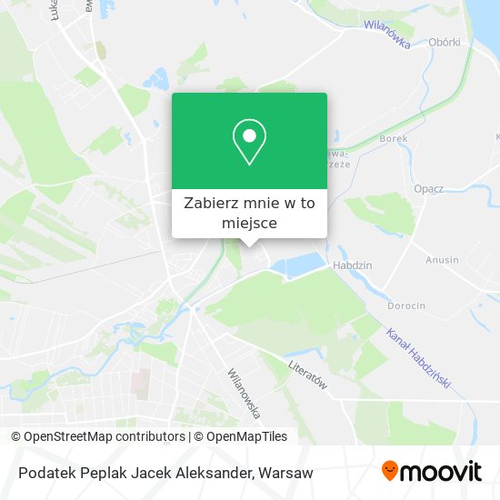 Mapa Podatek Peplak Jacek Aleksander