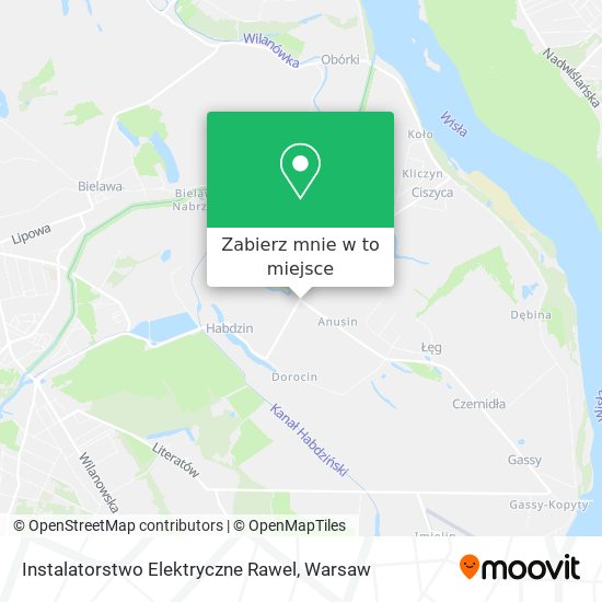 Mapa Instalatorstwo Elektryczne Rawel