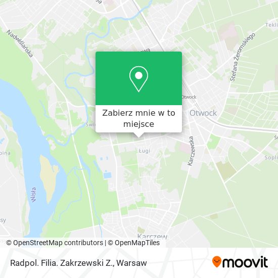 Mapa Radpol. Filia. Zakrzewski Z.