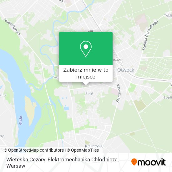 Mapa Wieteska Cezary. Elektromechanika Chłodnicza