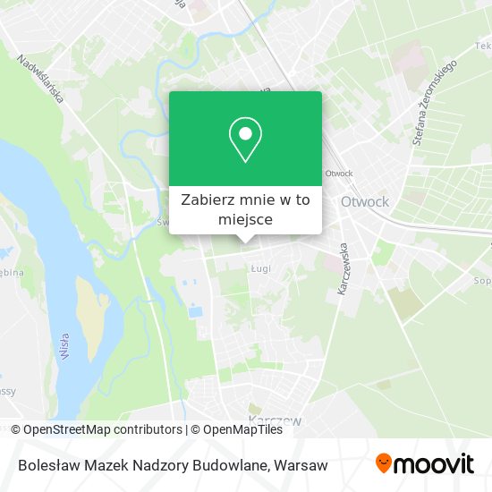 Mapa Bolesław Mazek Nadzory Budowlane