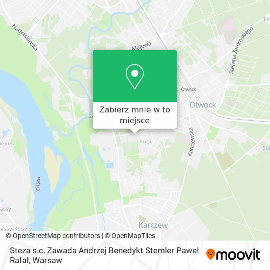 Mapa Steza s.c. Zawada Andrzej Benedykt Stemler Paweł Rafał