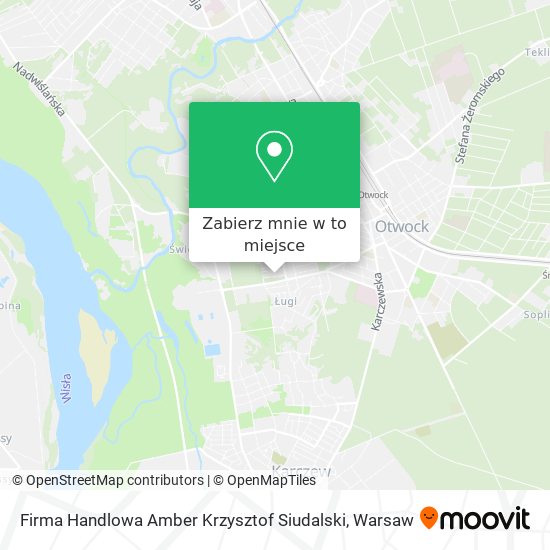 Mapa Firma Handlowa Amber Krzysztof Siudalski