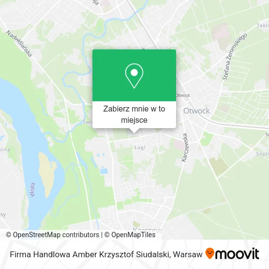 Mapa Firma Handlowa Amber Krzysztof Siudalski