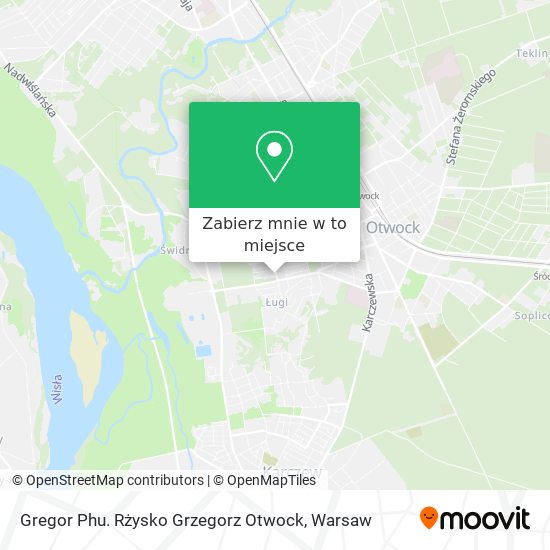 Mapa Gregor Phu. Rżysko Grzegorz Otwock