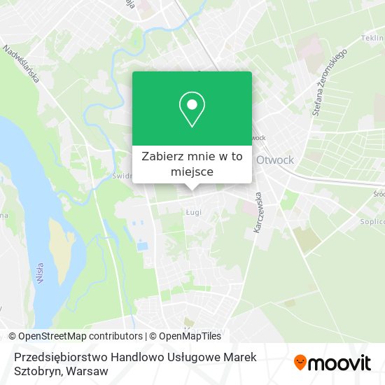 Mapa Przedsiębiorstwo Handlowo Usługowe Marek Sztobryn