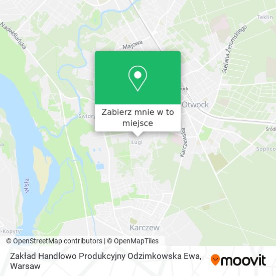 Mapa Zakład Handlowo Produkcyjny Odzimkowska Ewa