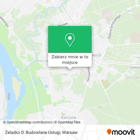 Mapa Żelazko D. Budowlane Usługi