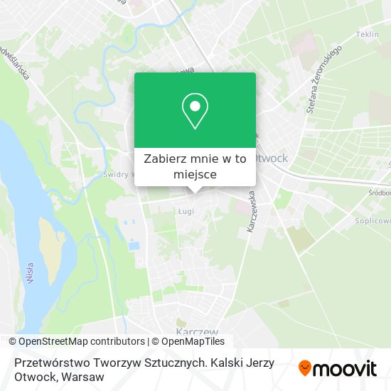 Mapa Przetwórstwo Tworzyw Sztucznych. Kalski Jerzy Otwock