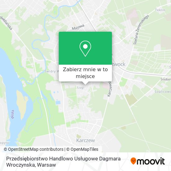 Mapa Przedsiębiorstwo Handlowo Usługowe Dagmara Wroczynska