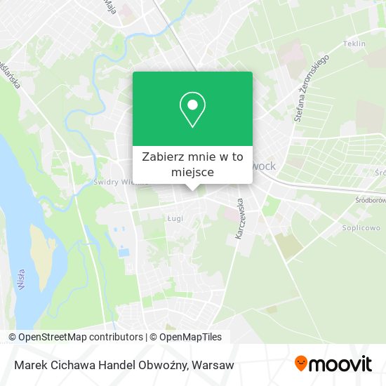 Mapa Marek Cichawa Handel Obwoźny