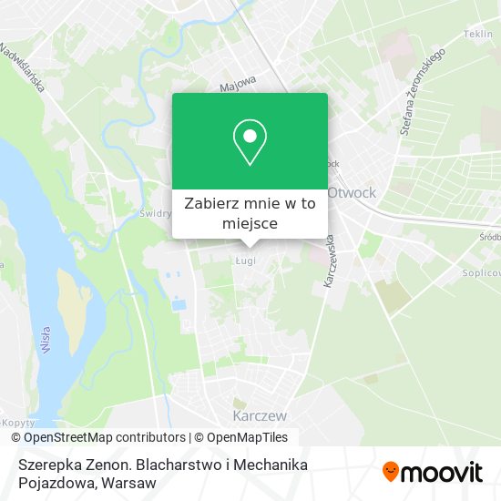 Mapa Szerepka Zenon. Blacharstwo i Mechanika Pojazdowa