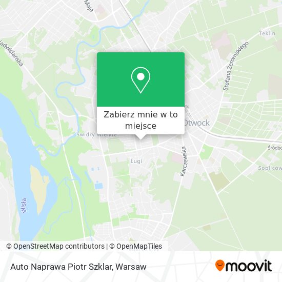 Mapa Auto Naprawa Piotr Szklar