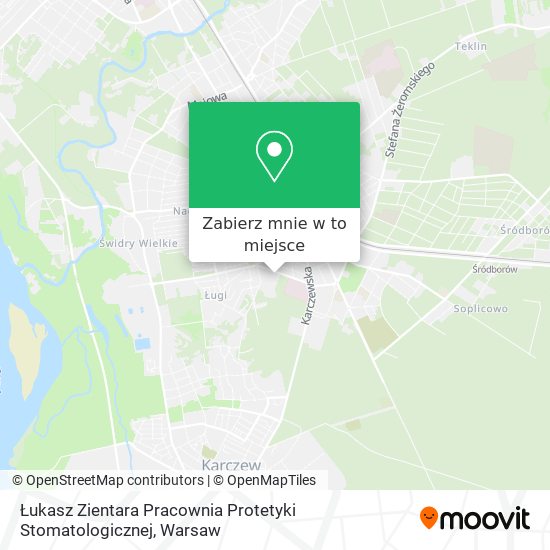 Mapa Łukasz Zientara Pracownia Protetyki Stomatologicznej