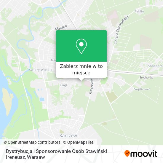 Mapa Dystrybucja i Sponsorowanie Osób Stawiński Ireneusz