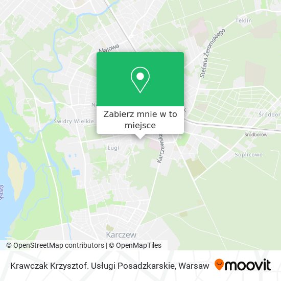 Mapa Krawczak Krzysztof. Usługi Posadzkarskie