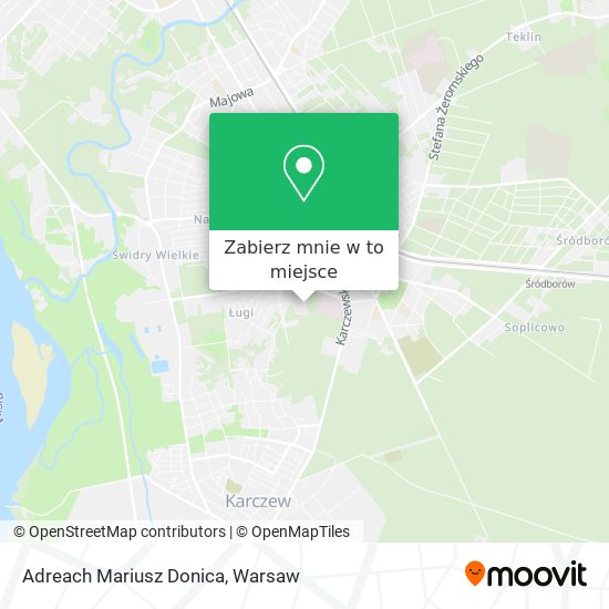 Mapa Adreach Mariusz Donica