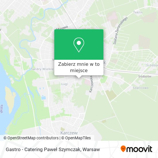 Mapa Gastro - Catering Paweł Szymczak