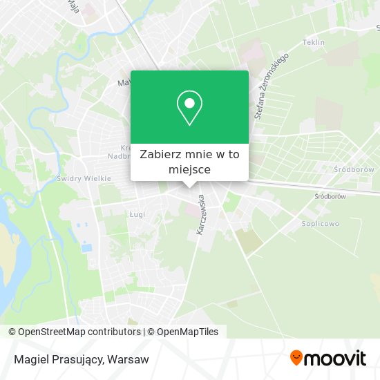 Mapa Magiel Prasujący