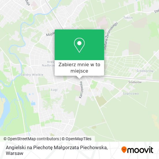 Mapa Angielski na Piechotę Małgorzata Piechowska