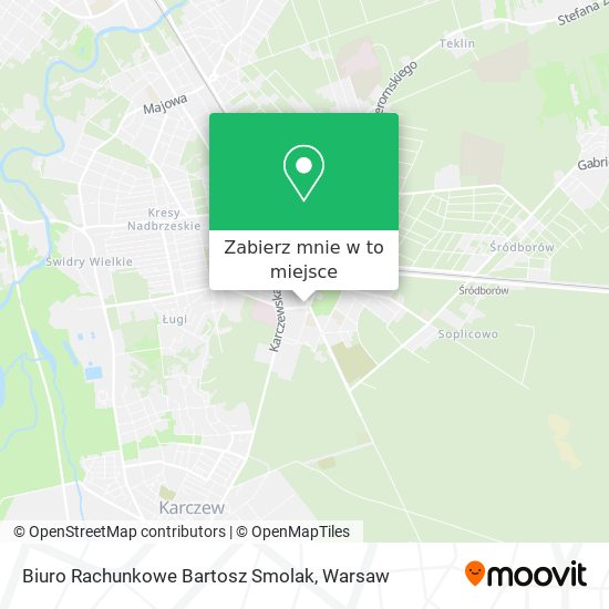 Mapa Biuro Rachunkowe Bartosz Smolak