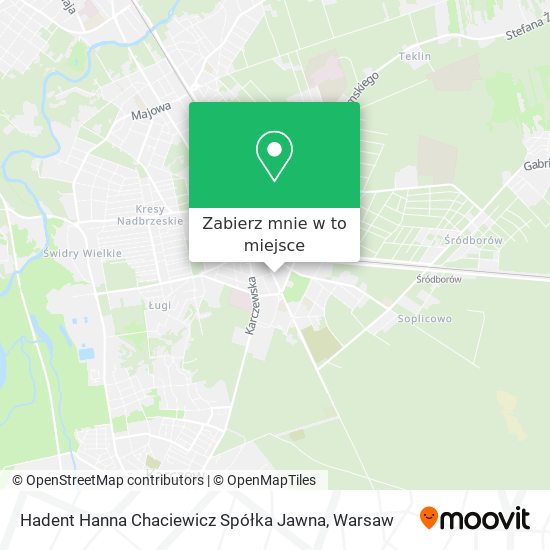 Mapa Hadent Hanna Chaciewicz Spółka Jawna