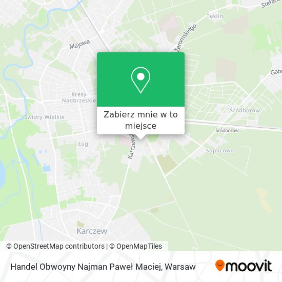 Mapa Handel Obwoyny Najman Paweł Maciej