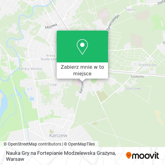 Mapa Nauka Gry na Fortepianie Modzelewska Grażyna