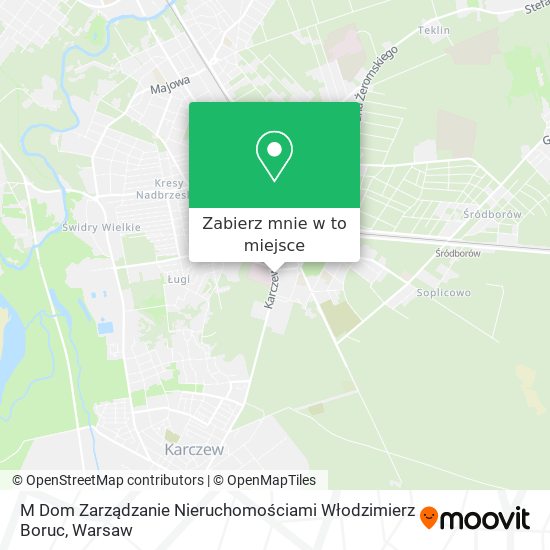 Mapa M Dom Zarządzanie Nieruchomościami Włodzimierz Boruc