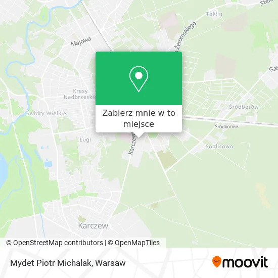 Mapa Mydet Piotr Michalak