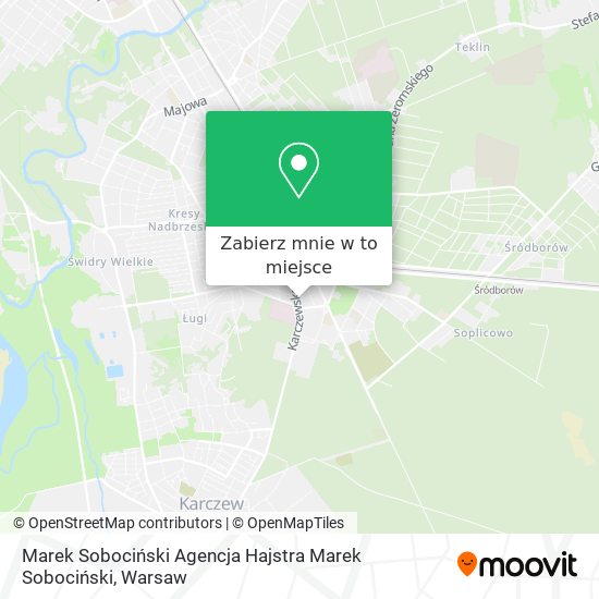 Mapa Marek Sobociński Agencja Hajstra Marek Sobociński