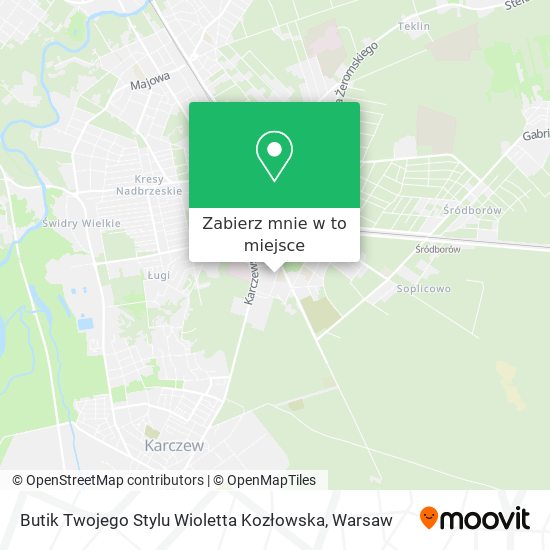 Mapa Butik Twojego Stylu Wioletta Kozłowska