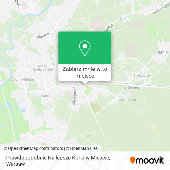 Mapa Prawdopodobnie Najlepsze Korki w Mieście