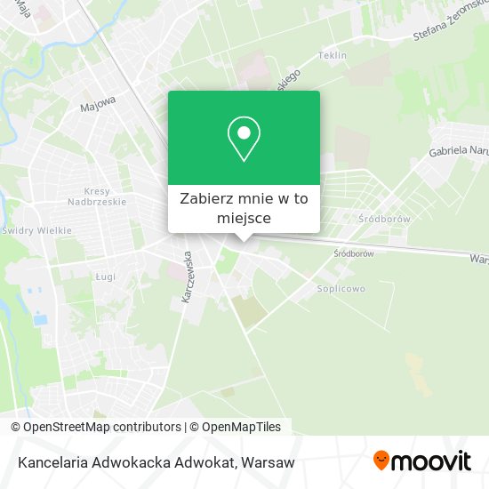 Mapa Kancelaria Adwokacka Adwokat