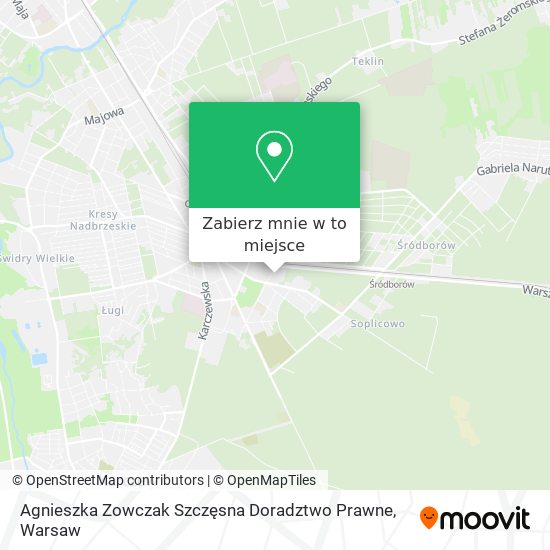 Mapa Agnieszka Zowczak Szczęsna Doradztwo Prawne